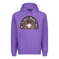 Purple camouflage gnomes rainbow Premium Hoodie - Artiststas
