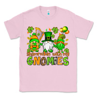 Bubblegum Pink St. Patrick's Day shamrockin' with my gnomies Classic Tee - OliviaCreatesArt