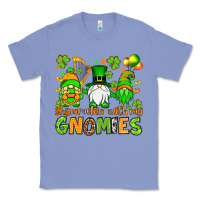 Colony Blue St. Patrick's Day shamrockin' with my gnomies Classic Tee - OliviaCreatesArt