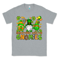 Heather Grey St. Patrick's Day shamrockin' with my gnomies Classic Tee - OliviaCreatesArt
