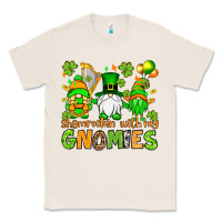 Natural St. Patrick's Day shamrockin' with my gnomies Classic Tee - OliviaCreatesArt