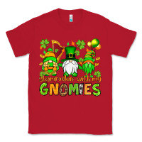Red St. Patrick's Day shamrockin' with my gnomies Classic Tee - OliviaCreatesArt