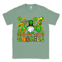 Sage St. Patrick's Day shamrockin' with my gnomies Classic Tee - OliviaCreatesArt