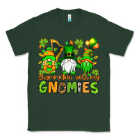 Sports Green St. Patrick's Day shamrockin' with my gnomies Classic Tee - OliviaCreatesArt