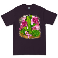 Plum breast cancer cactus Premium Tee - FaDigitalArtStudio