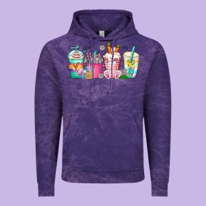 Easter Day Coffee Gnome Vintage Hoodie Designed By Cowhidedigitalart