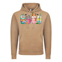 Vintage Coffee easter day coffee gnome Vintage Hoodie - CowhideDigitalArt