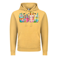 Vintage Mustard easter day coffee gnome Vintage Hoodie - CowhideDigitalArt