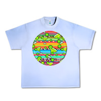 Grape Ice hispanic heritage month round earrings 3 Urban Heavy Tee - BundleAndBundleShop