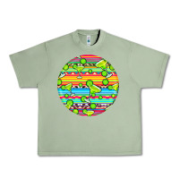 Oil Green hispanic heritage month round earrings 3 Urban Heavy Tee - BundleAndBundleShop