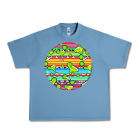 Pebble Blue hispanic heritage month round earrings 3 Urban Heavy Tee - BundleAndBundleShop
