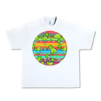 White hispanic heritage month round earrings 3 Urban Heavy Tee - BundleAndBundleShop