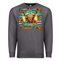 Charcoal Heather don't be a salty heifer Premium Sweatshirt - Jasminsmagicworld