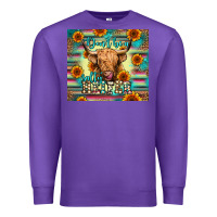 Purple don't be a salty heifer Premium Sweatshirt - Jasminsmagicworld