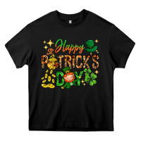 Black Happy St. Patrick's Day Heavy Core Tee - HowdyJamesFarm