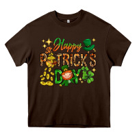 Chocolate Brown Happy St. Patrick's Day Heavy Core Tee - HowdyJamesFarm