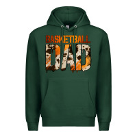 Sports Green no background basketball dad Premium Hoodie - Jasminsmagicworld