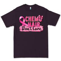 Plum Breast Cancer Chemo hair don't care Premium Tee - FaDigitalArtStudio