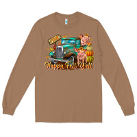 Toasted Coconut Farm Happy Fall Y'all Long Sleeve Tee - CowhideDigitalArt