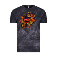 Cloud Black halloween pumpkin patch  2 Vintage Tee - BundleAndBundleShop