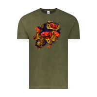 Vintage Olive halloween pumpkin patch  2 Vintage Tee - BundleAndBundleShop