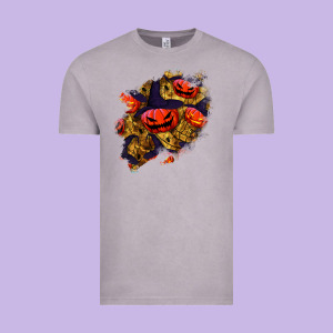 Halloween Pumpkin Patch  2 Vintage Tee Designed By Bundleandbundleshop