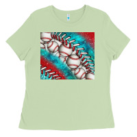 Matcha baseball and gemstone tumbler Ladies Tee - BundleAndBundleShop