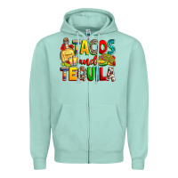 Seafoam tacos and tequila Zipper Hoodie - RanaPortraitStore
