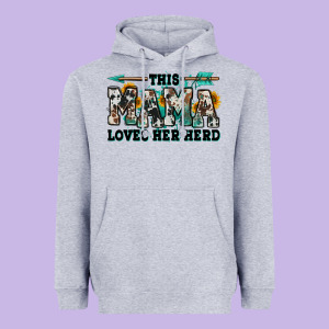This Mama Loves Her Herd Goats Heavyweight Hoodie Designed By Jasminsmagicworld