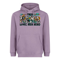 Lavender this mama loves her herd goats Heavyweight Hoodie - Jasminsmagicworld