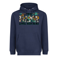 Navy this mama loves her herd goats Heavyweight Hoodie - Jasminsmagicworld