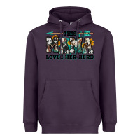 Plum this mama loves her herd goats Heavyweight Hoodie - Jasminsmagicworld