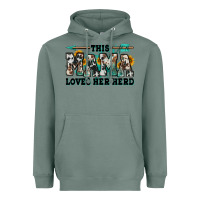 Sage this mama loves her herd goats Heavyweight Hoodie - Jasminsmagicworld