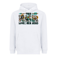 White this mama loves her herd goats Heavyweight Hoodie - Jasminsmagicworld