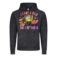 Vintage Black i have a bus full of valentines Vintage Hoodie - CowhideDigitalArt