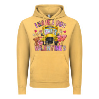 Vintage Mustard i have a bus full of valentines Vintage Hoodie - CowhideDigitalArt