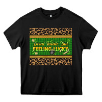 Black Dead inside but feeling lucky 20oz skinny tumbler Heavy Core Tee - HowdyJamesFarm