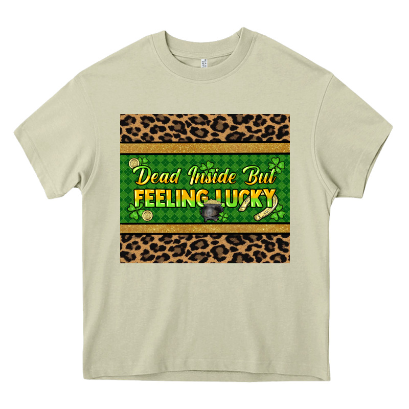Dead Inside But Feeling Lucky 20oz Skinny Tumbler Heavy Core Tee by HowdyJamesFarm | Teevron