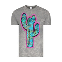 Cloud Rock Western Turquoise Cactus Vintage Tee - RanaPortraitStore
