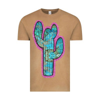 Western Turquoise Cactus Vintage Tee | Teevron
