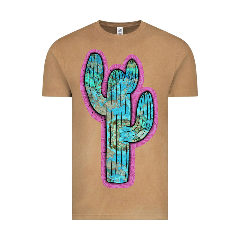 Western Turquoise Cactus Vintage Tee by RanaPortraitStore | Teevron