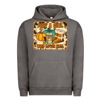 Pigment Tornado just a girl who loves fall cowhide background Urban Hoodie - Jasminsmagicworld