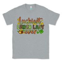 Heather Grey St. Patrick's Luckiest lunch lady ever Classic Tee - OliviaCreatesArt