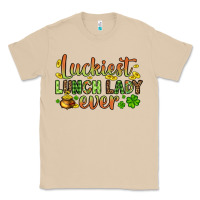 Mushroom St. Patrick's Luckiest lunch lady ever Classic Tee - OliviaCreatesArt