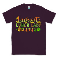 Plum St. Patrick's Luckiest lunch lady ever Classic Tee - OliviaCreatesArt