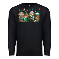 Black indian headdress coffee cups Premium Sweatshirt - Jasminsmagicworld