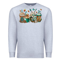 Heather Grey indian headdress coffee cups Premium Sweatshirt - Jasminsmagicworld