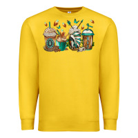 Lemon indian headdress coffee cups Premium Sweatshirt - Jasminsmagicworld