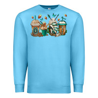 Ocean Blue indian headdress coffee cups Premium Sweatshirt - Jasminsmagicworld