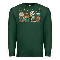 Sports Green indian headdress coffee cups Premium Sweatshirt - Jasminsmagicworld